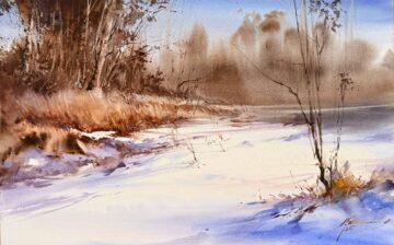 Snowy Landscape ( 1 )